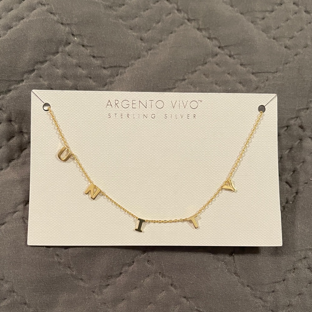 Argento Vivo Unity Necklace NWT